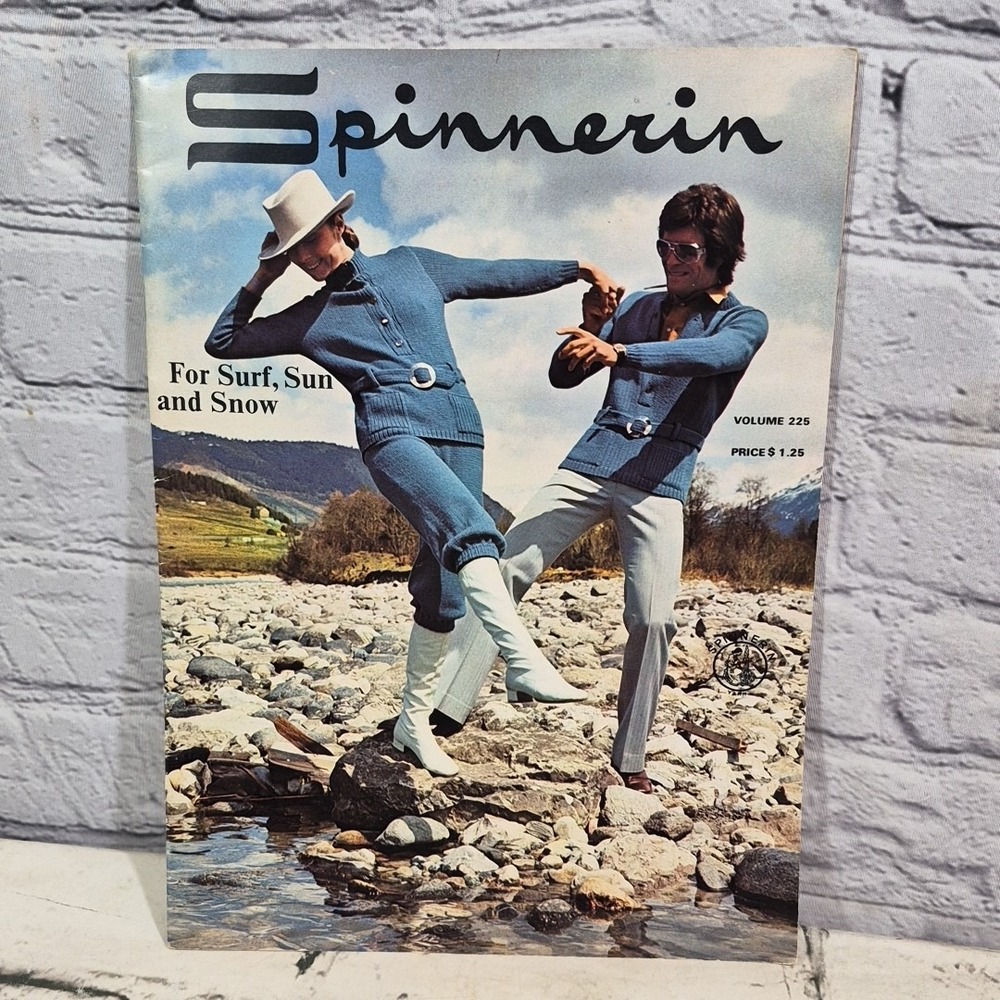 VTG Spinnerin For Surf Sun & Snow Knitting Crochet Patterns Unisex